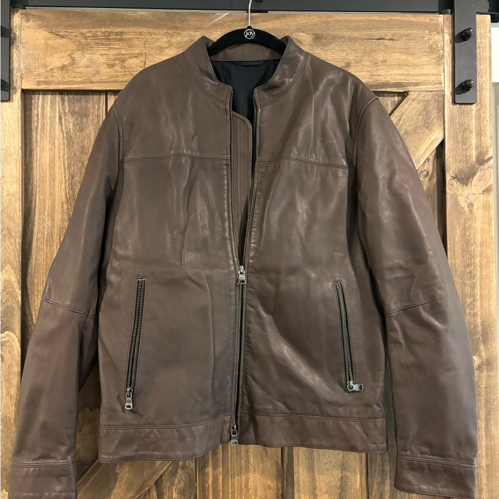 Banana Republic Brown Leather Jacket